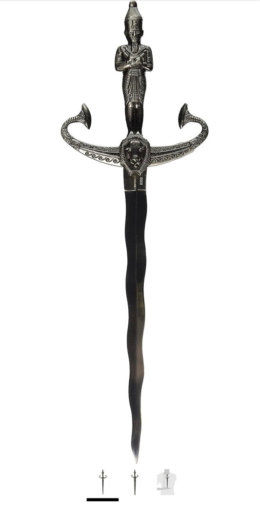 Shelter 8399 Male Egyptian Dagger with Sheath, 13.5"