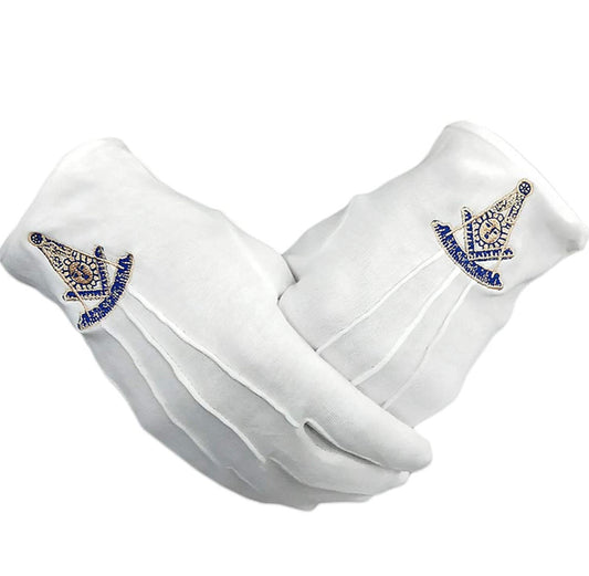 Freemasons Past Master Masonic Gloves