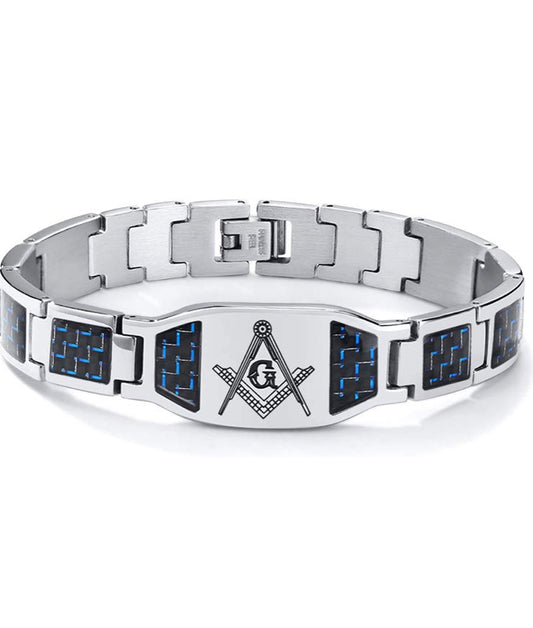 Stainless Steel Masonic Bracelet